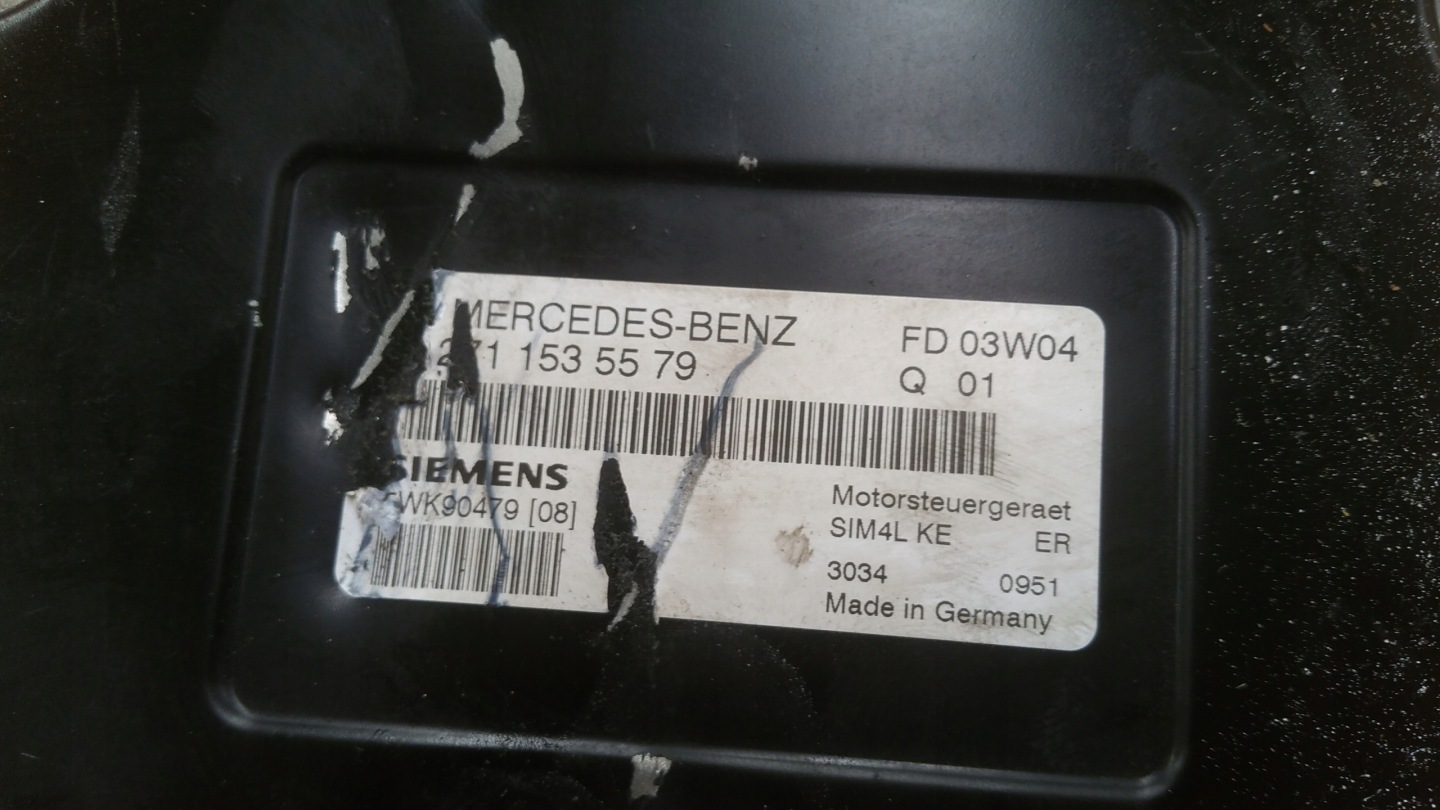 computer Motore 2711535579 Mercedes W203