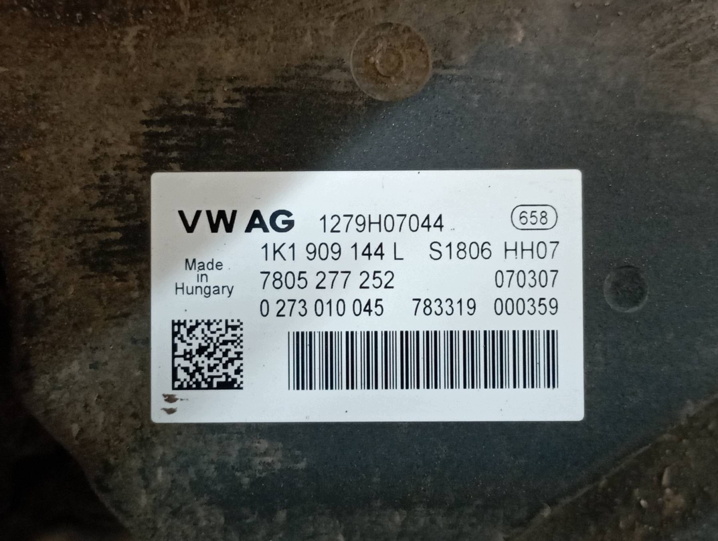 control 1K1423051CJ 1K1909144L VW Volkswagen Golf V (2004-2009)