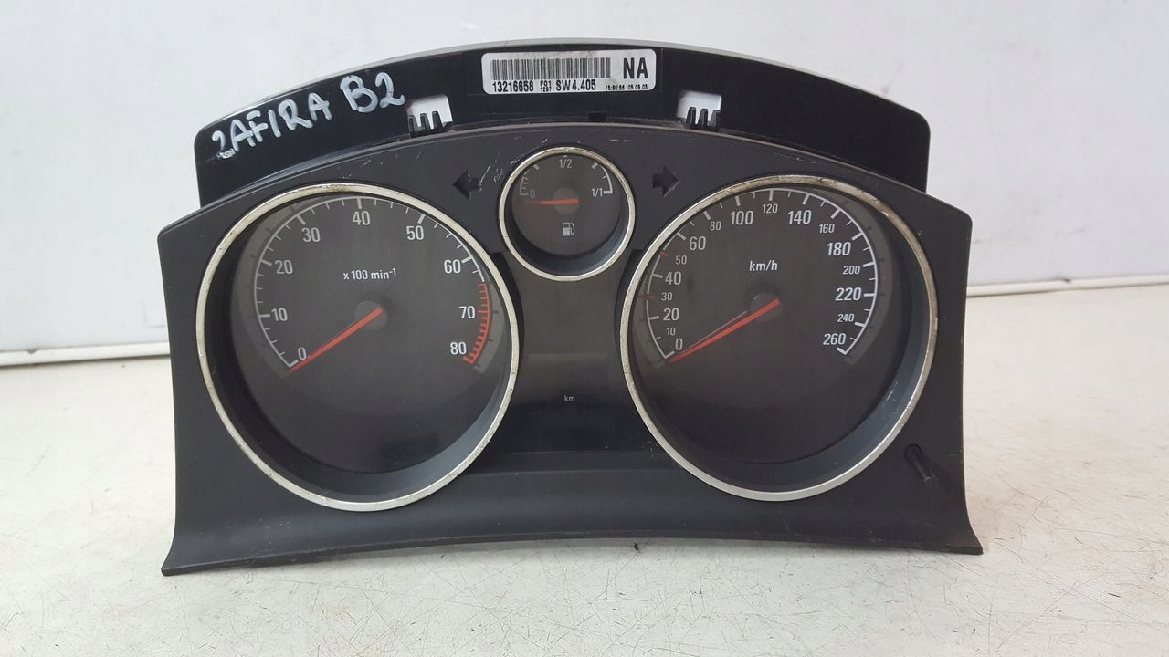 dials Opel Zafira B