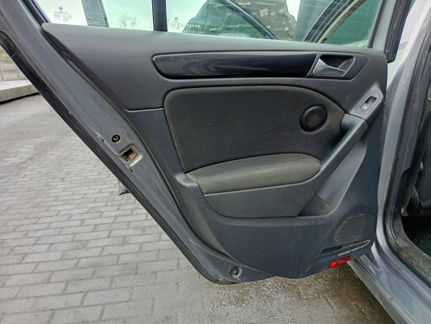 VW Golf VI 6 09-12 upholstery left side side left rear part rear