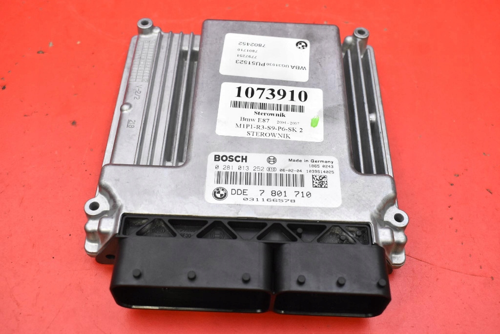 control unit computer of the engine 7801710 0281013252 BMW E87 2.0 D 122 KM 04-07