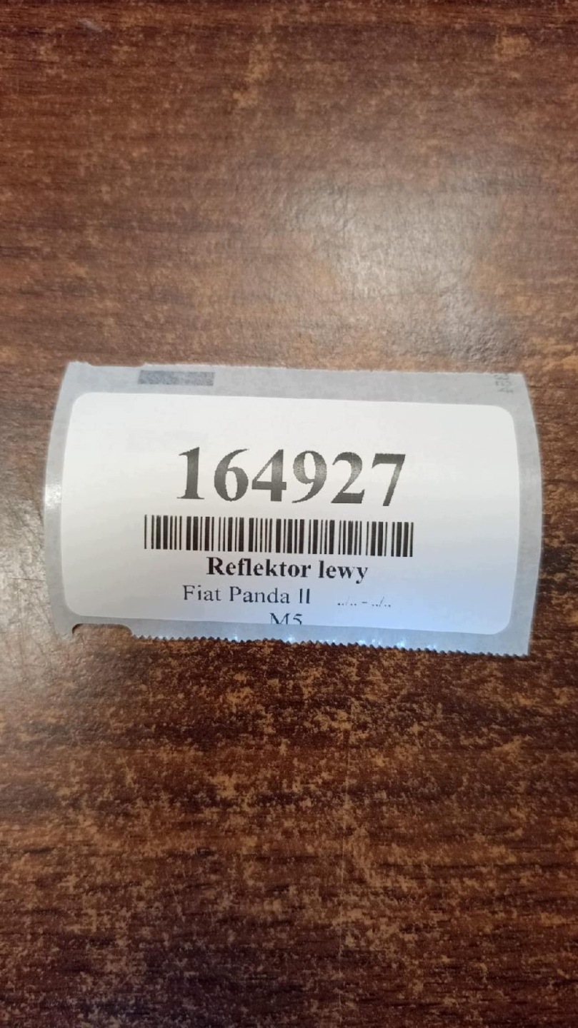 FIAT PANDA II REFLEKTOR light left front