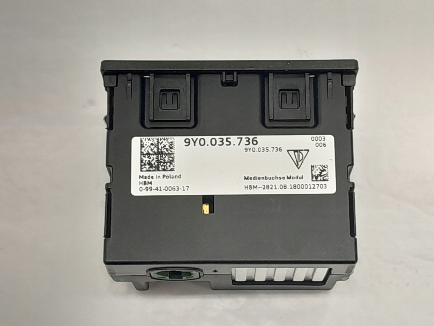 PORSCHE CAYENNE 9Y PANEL module PORT USB 9Y0035736