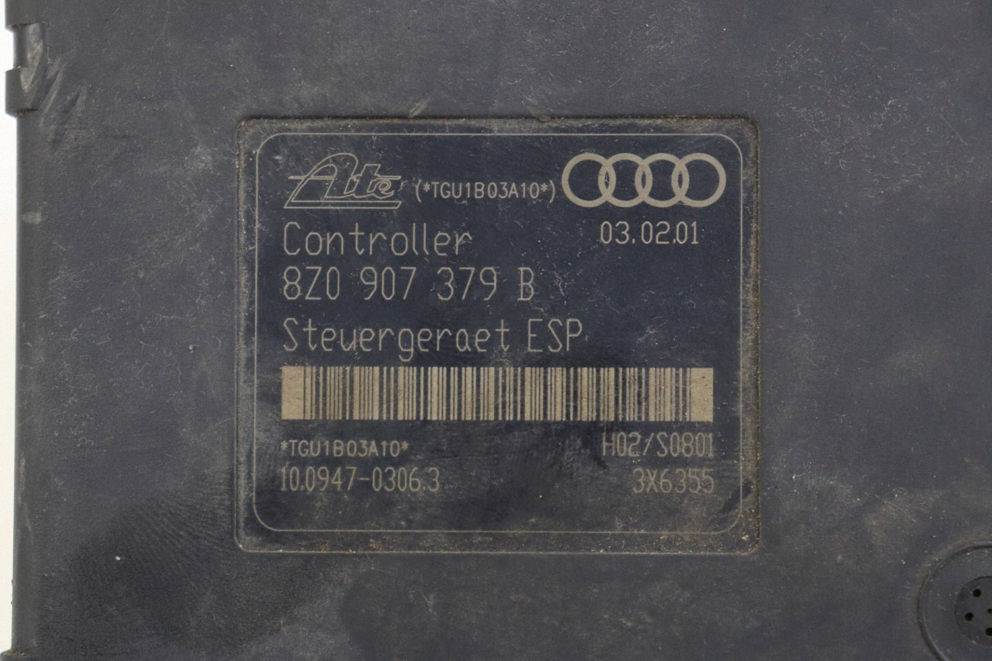 AUDI A2 pump control unit ABS 8Z0614517C 8Z0907379B