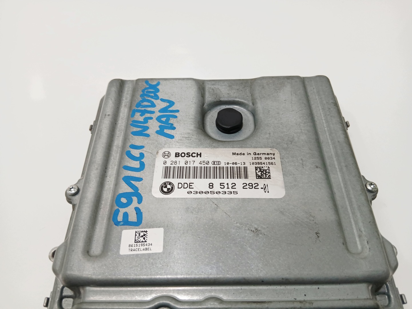 computer control unit of the engine BMW E90 E91 LCI N47 MANUAL 8512292