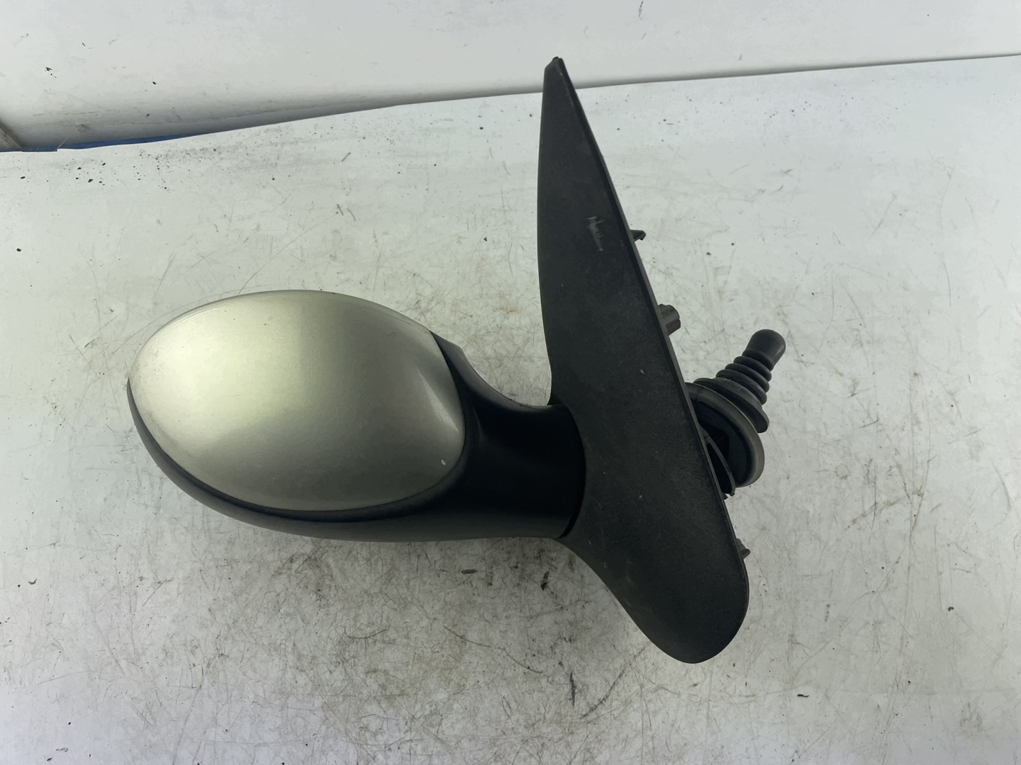 mirror side right manually 96437171XT Peugeot 206 black,