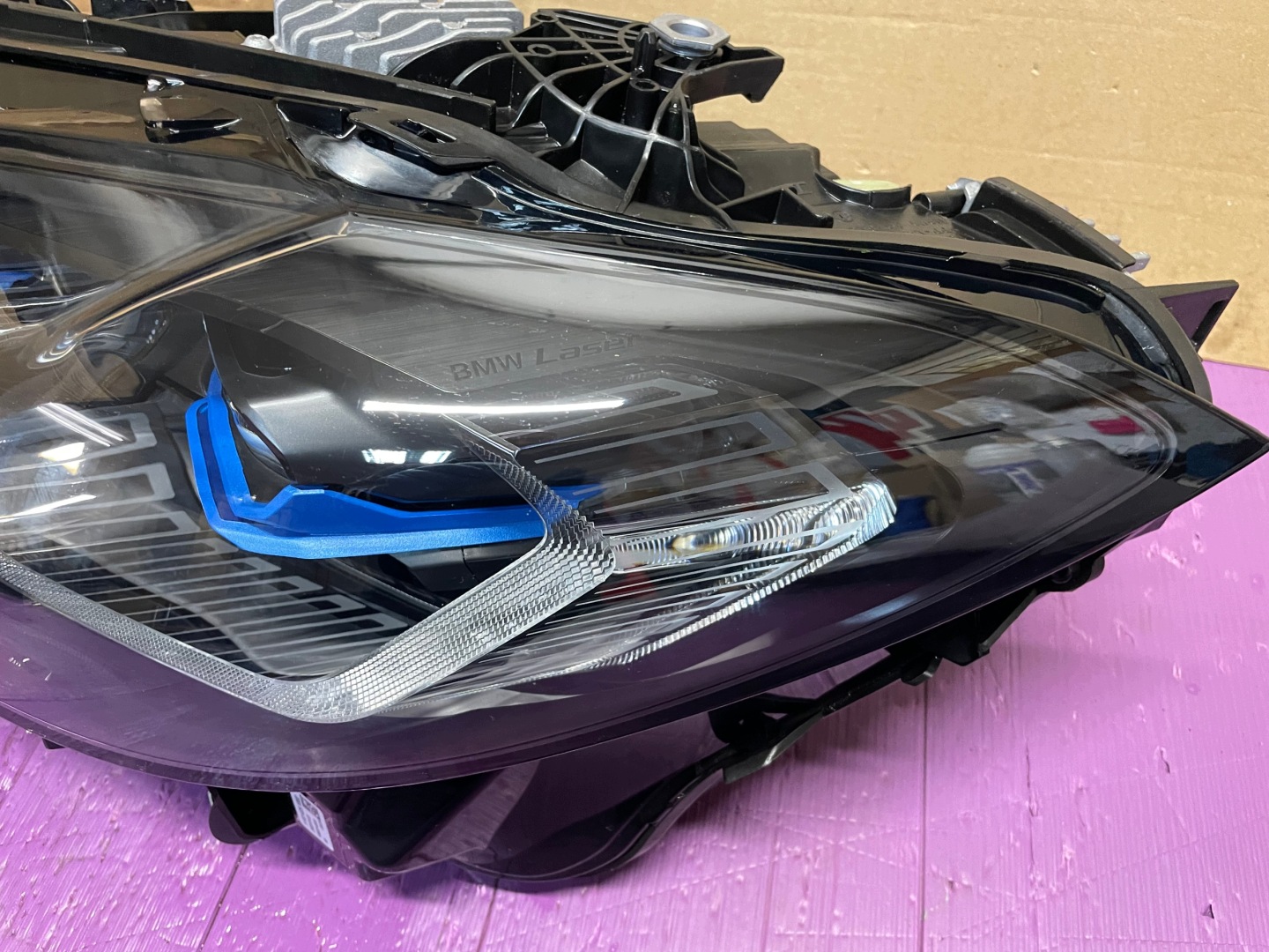 lights light left + right LASER BLACK SHADOW black, BMW 4 G22 G23 G26 EU