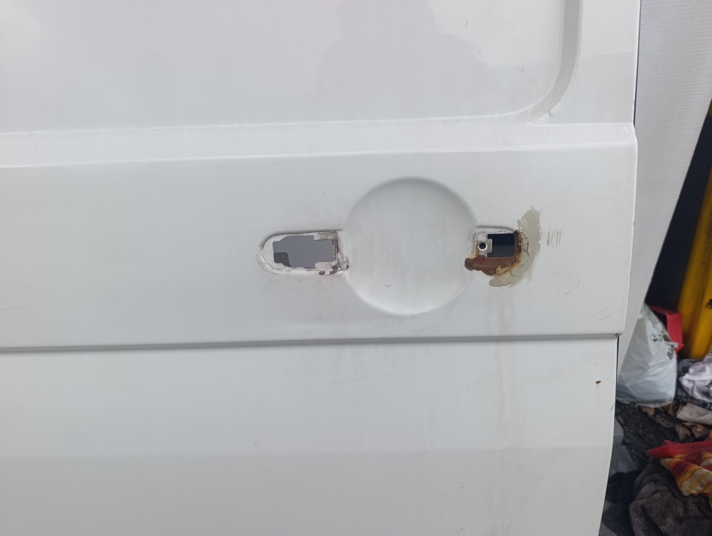 door sliding VW T5 T5 lift side right biale