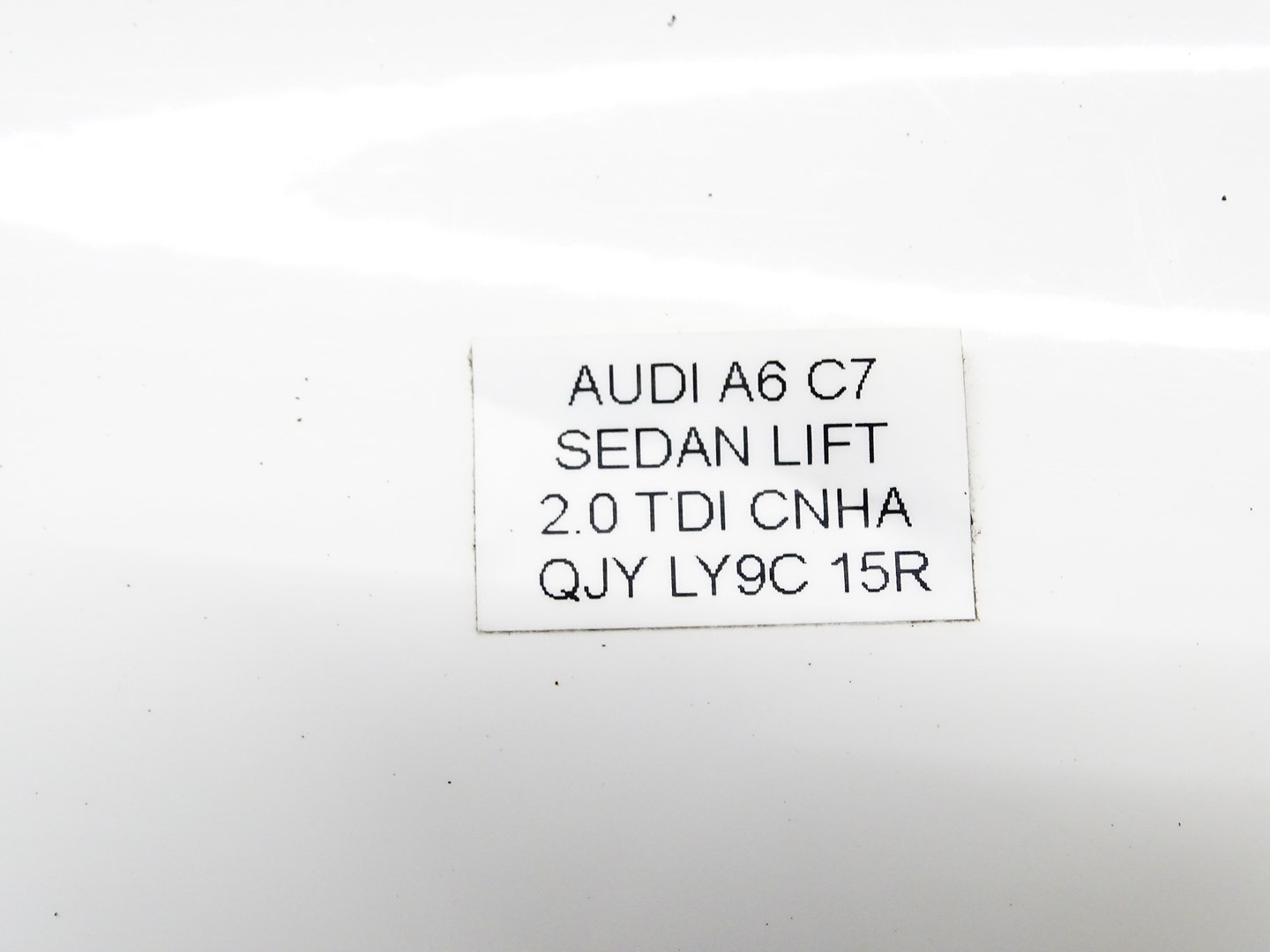 door left rear part left rear. window handle AUDI A6 C7 sedan LY9C