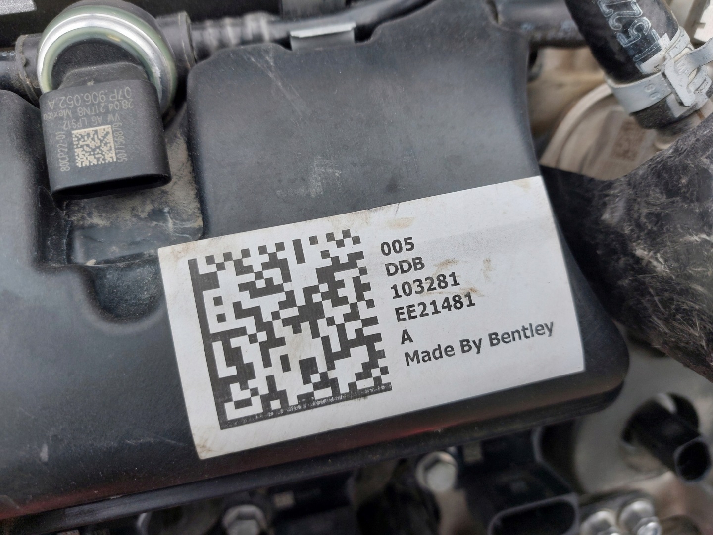 engine BENTLEY CONTINENTAL SPEED 6.0 W12 DDBA 21r DDB