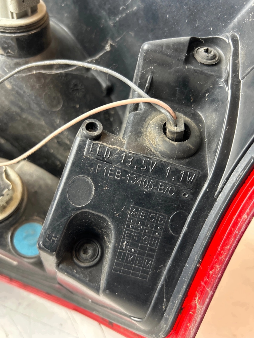 light rear part rear left Ford Focus Mk3 Lift Hatchback