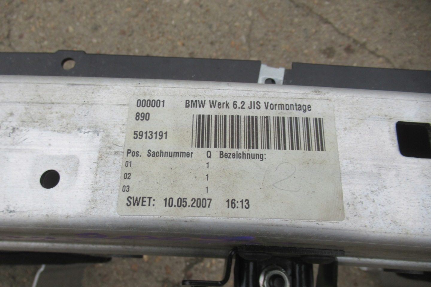 BMW E93 07R CABRIO PALAK rest safety
