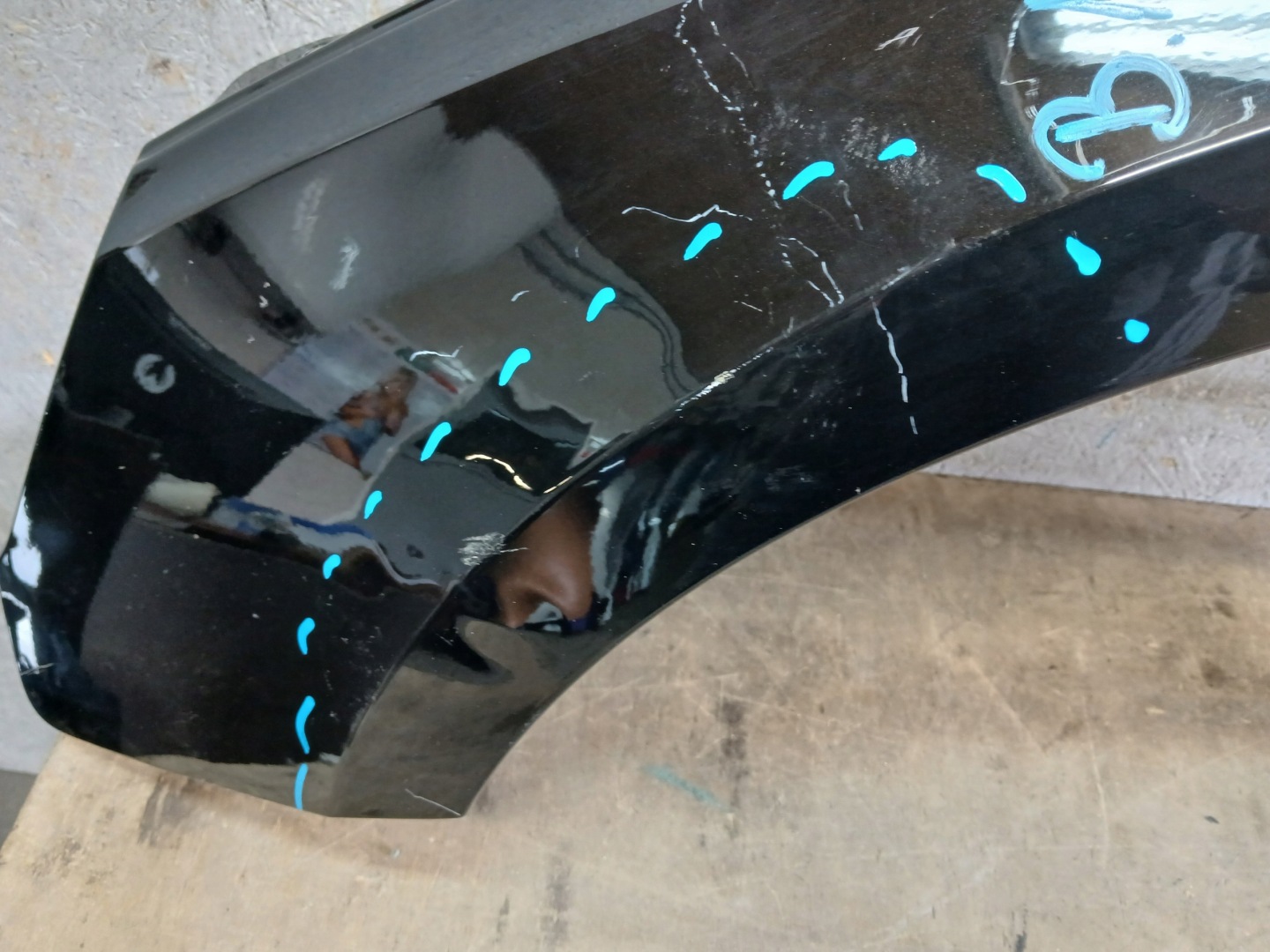 fender front left AUDI A4 B9 8W LIFT 19