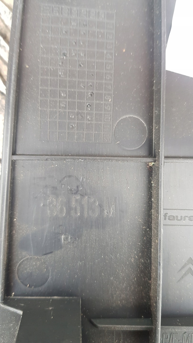 CITROEN C4 PICASSO cover passenger compartments right left