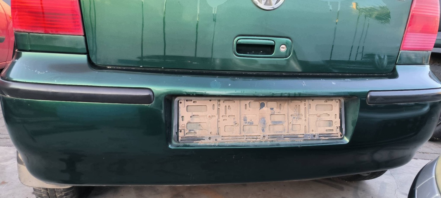 bumper rear part green VOLKSWAGEN POLO 6N 5D HB
