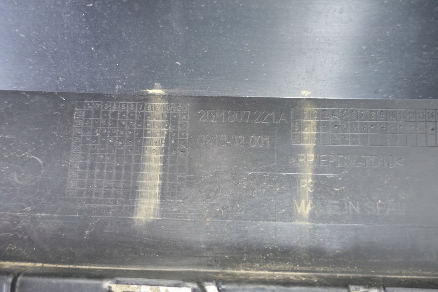VW T-CROSS 2GM 2018- bumper front front 2GM807221A