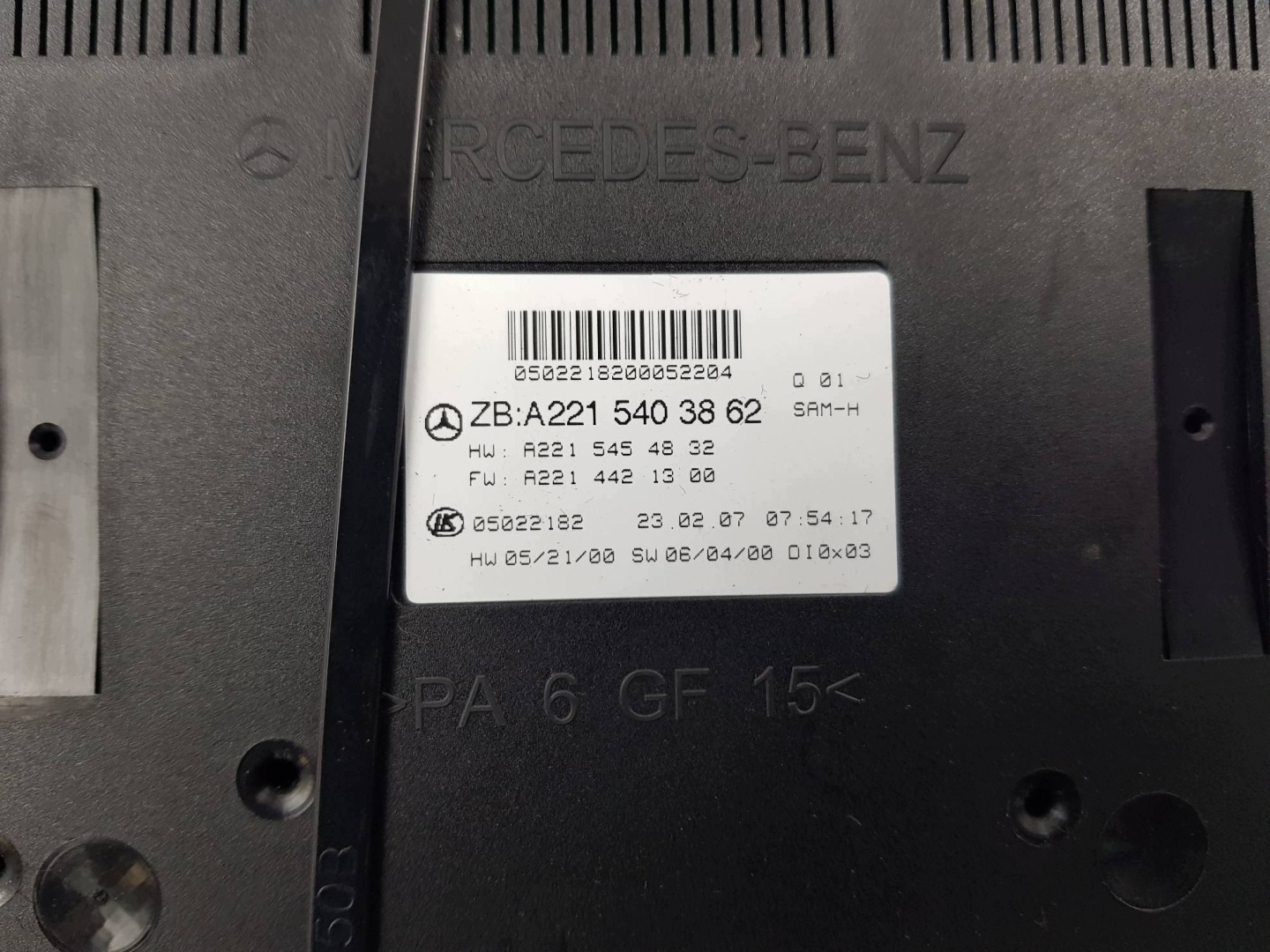 modulo A2215403862 MERCEDES - BENZ S 320