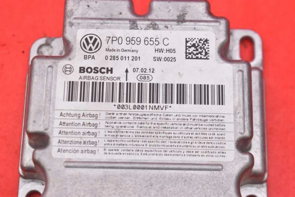 MODULO SENSOR AIRBAG AIRBAG 7P0959655C VW TOUAREG 2 II 7P 10-14