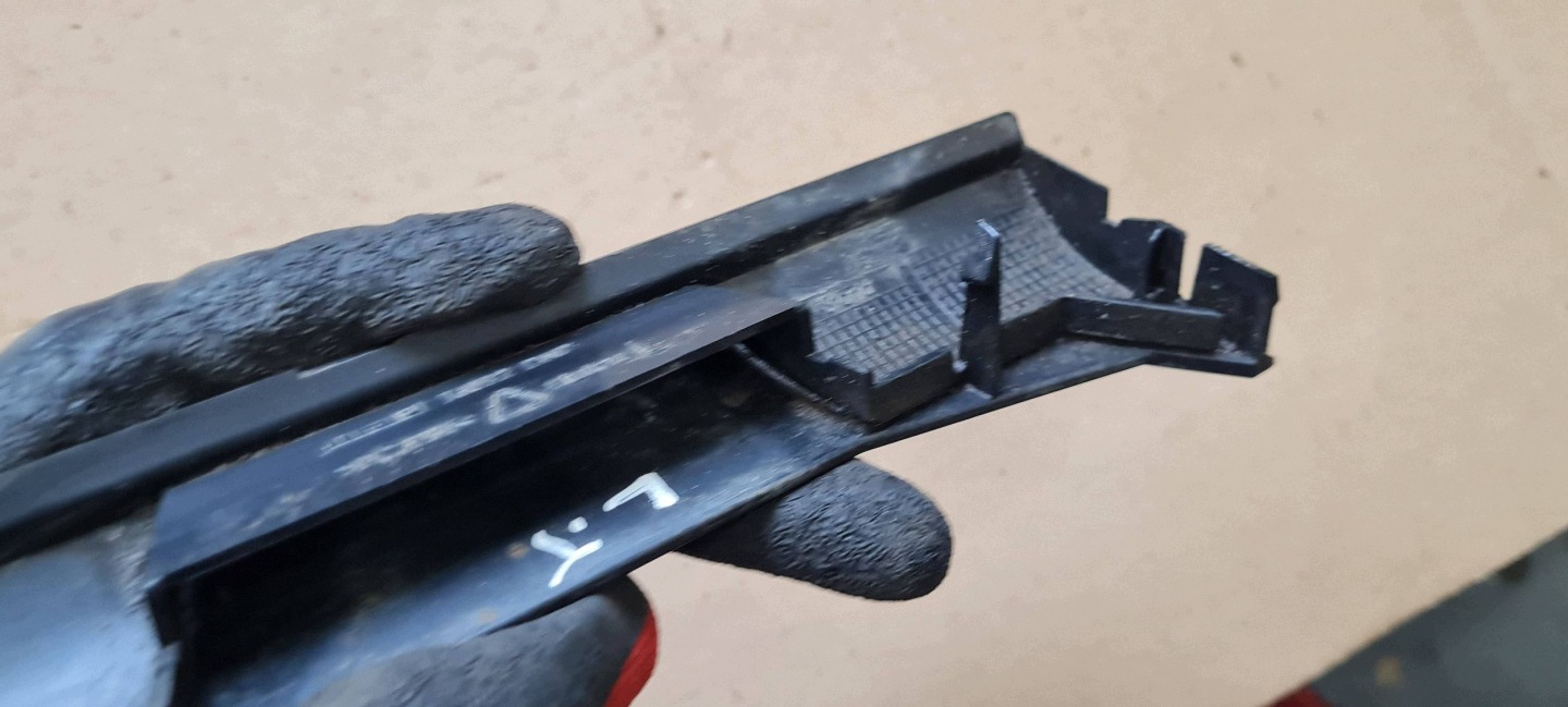 A7 4G S7 spoiler mouldings PROGOWEJ left SLINE LX7U 4G8853869
