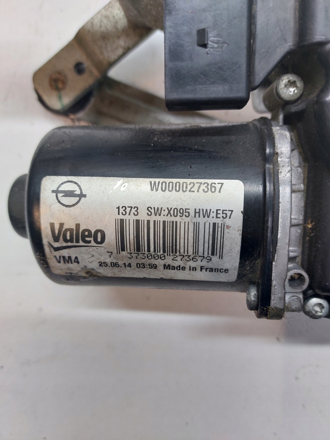 mini motor of wipers front left OPEL ZAFIRA C III W000027367