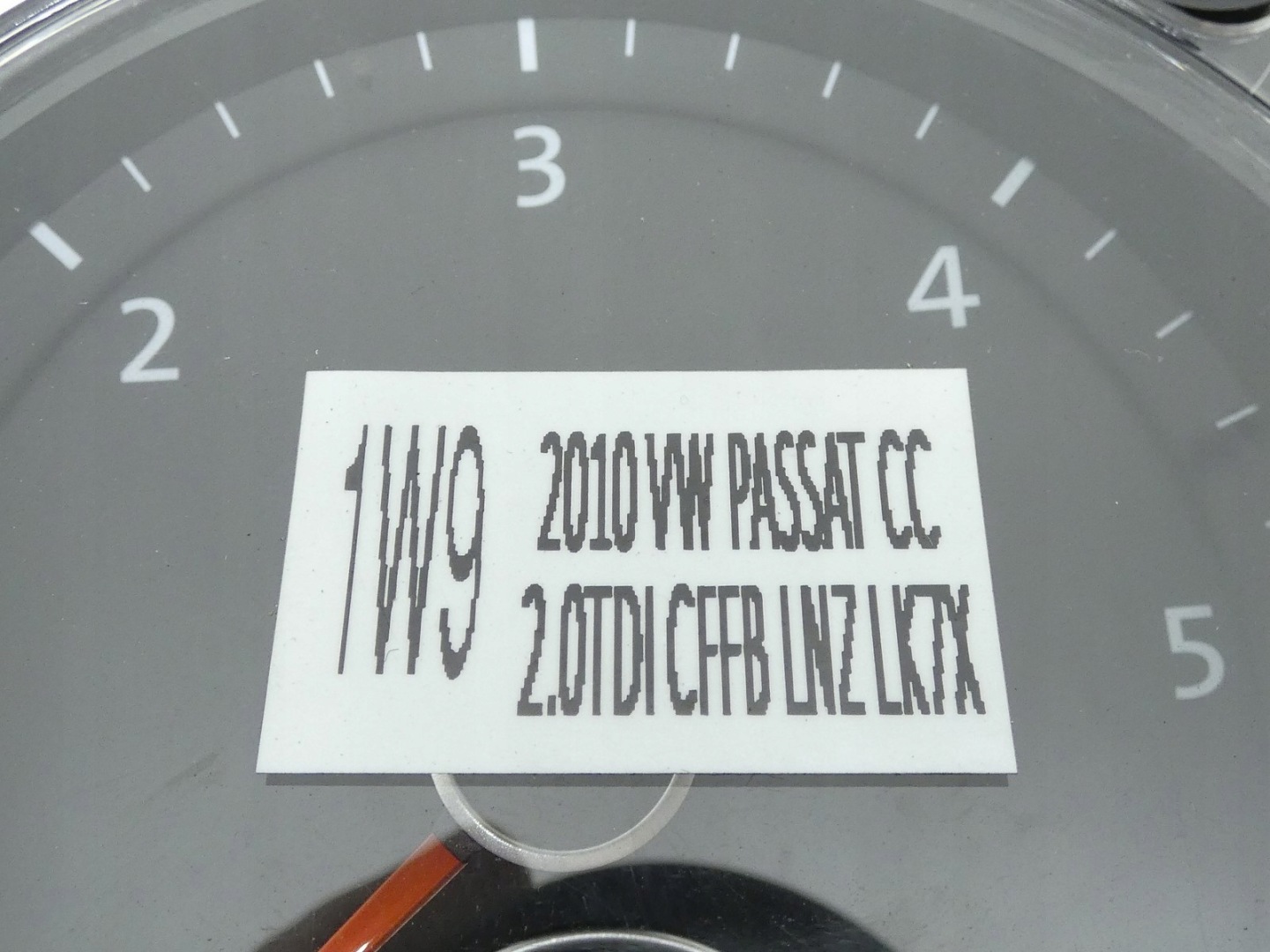 dials clock display VW PASSAT CC 2.0 TDI 3C8920970P