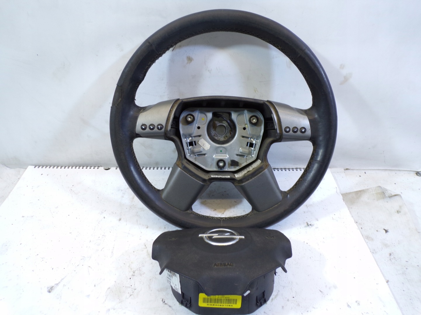 steering wheel, OPEL VECTRA C leather MULTIFUNKCJA OPIS (1)