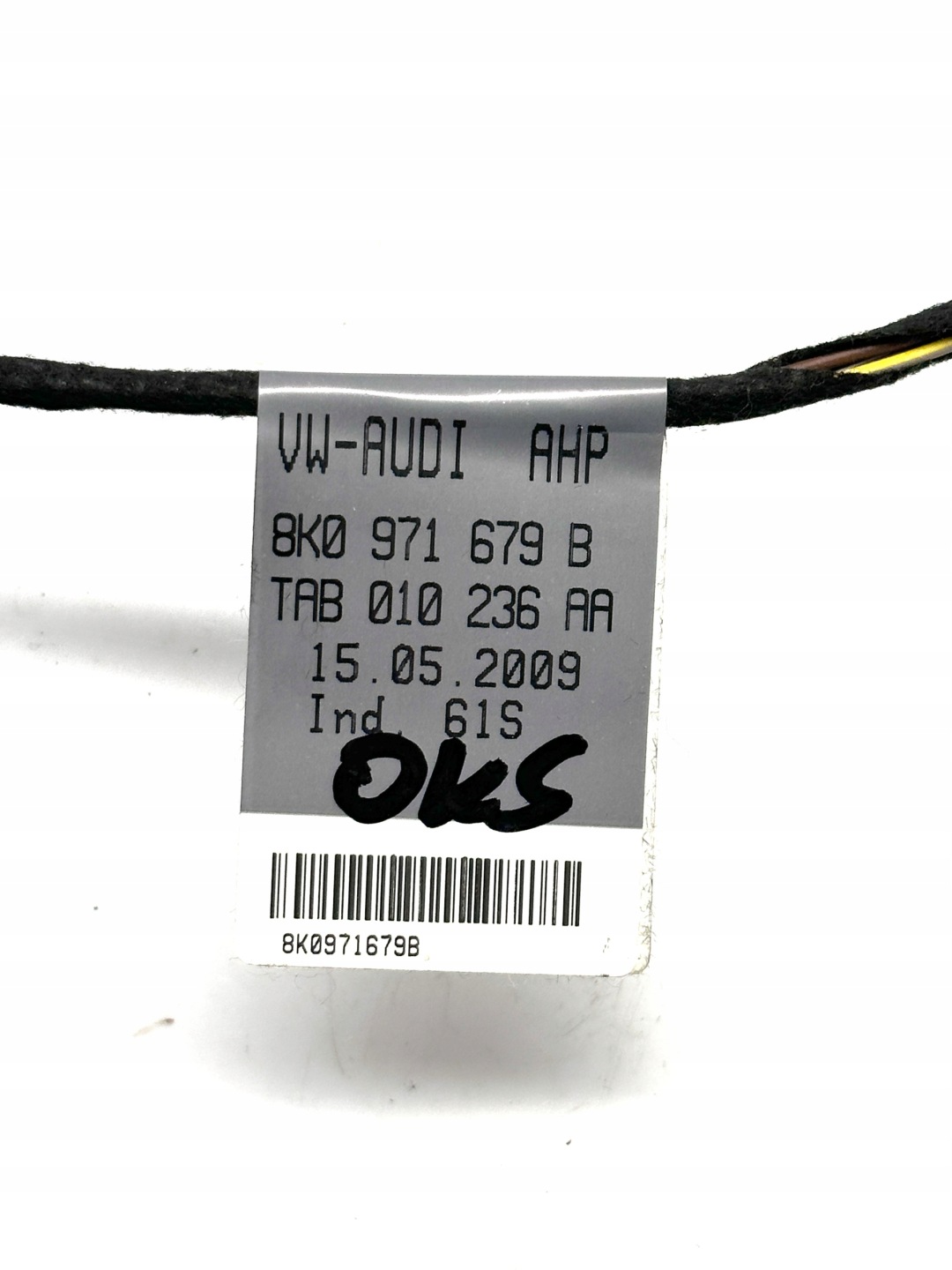 AUDI A4 B8 A5 8T Q5 bundle passenger compartments airbag OFF 8K0971679B 1K0919237D
