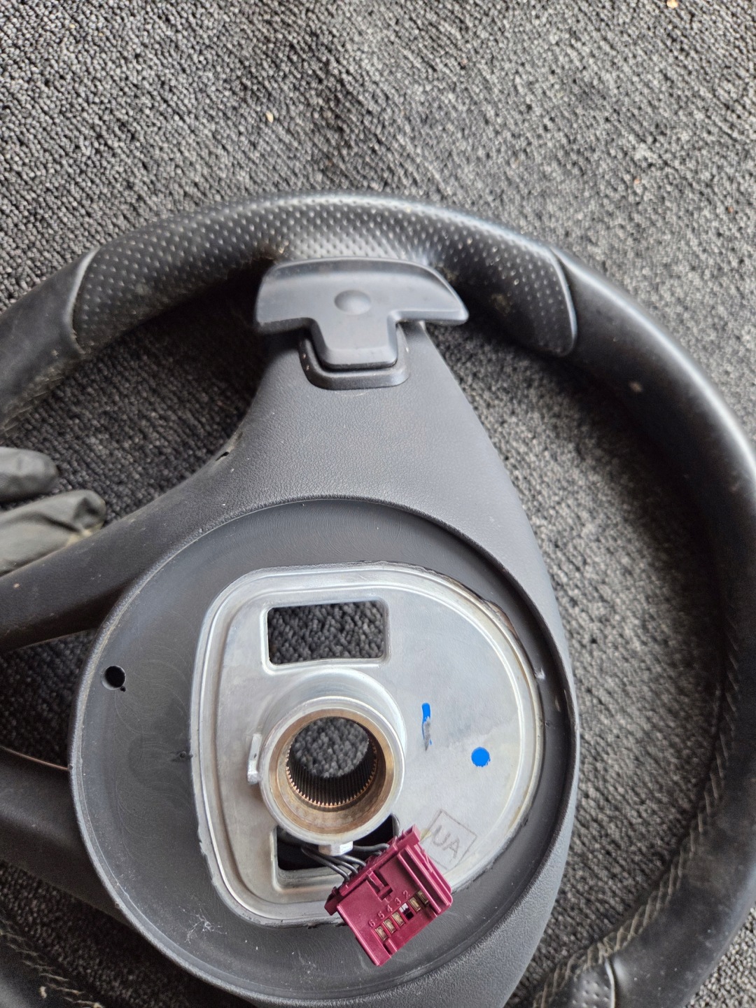 steering wheel, MULTIFUNKCJA leather with shifting MERCEDES CLA250 A0004601603