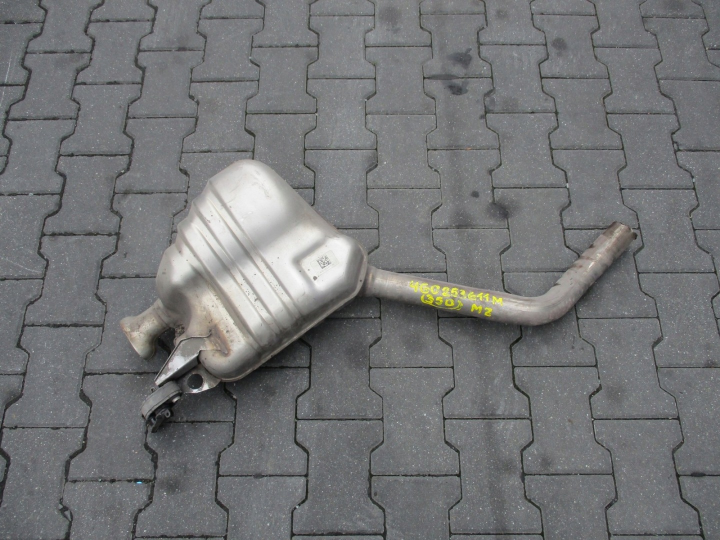 muffler, exhaust AUDI A6 4G0 4G0253611M