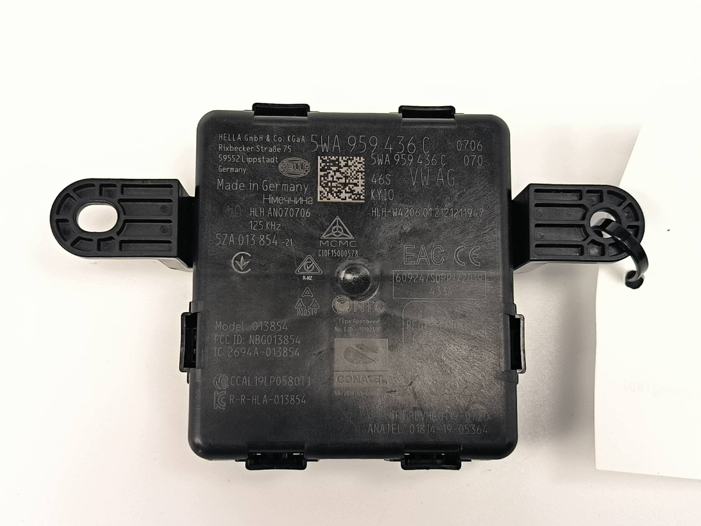 module 5WA959436C KEYLLES VOLKSWAGEN GOLF VIII R-LINE