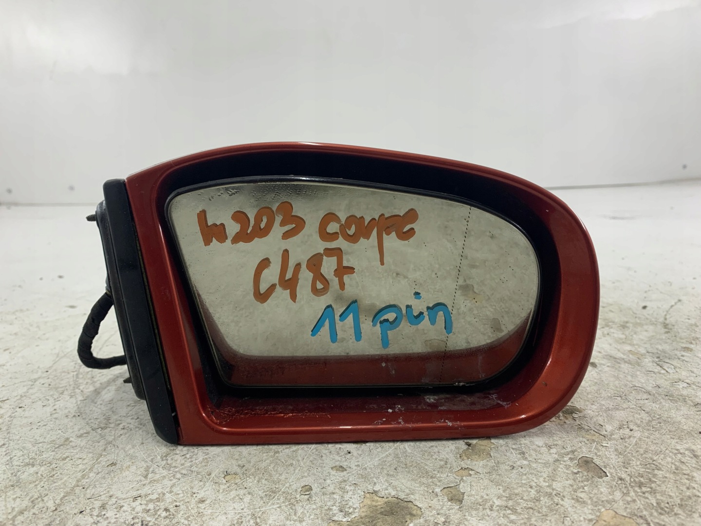 MERCEDES W203 COUPE mirror right C487 11 PIN