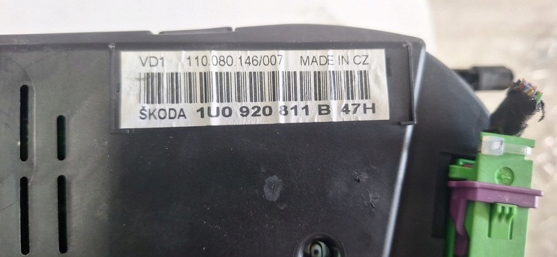 dials SKODA OCTAVIA and 1U092081147H