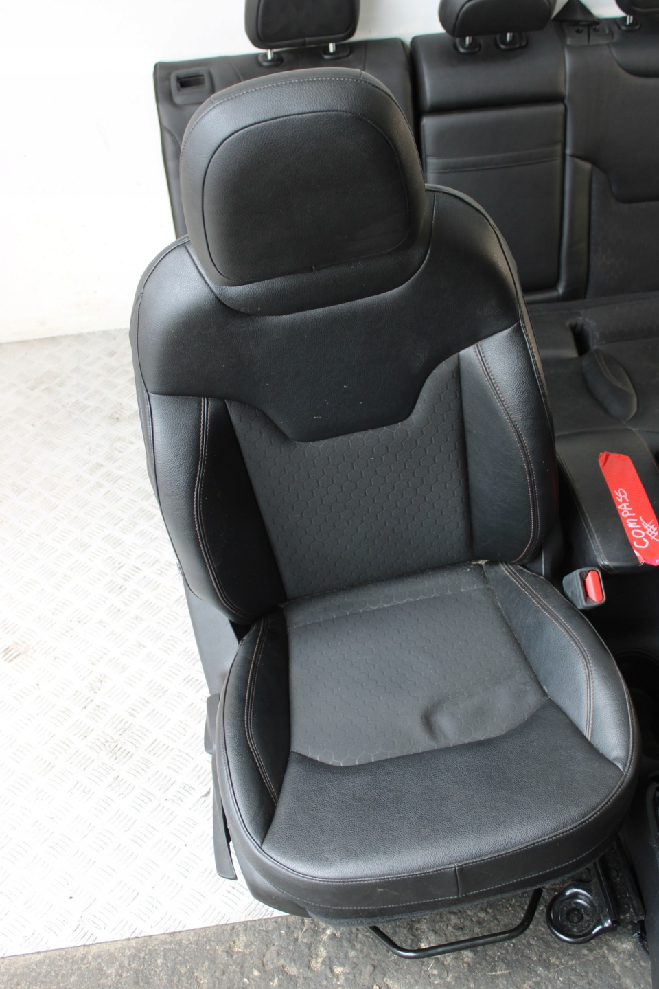 seats inner upholstery leather JEEP COMPASS II 2