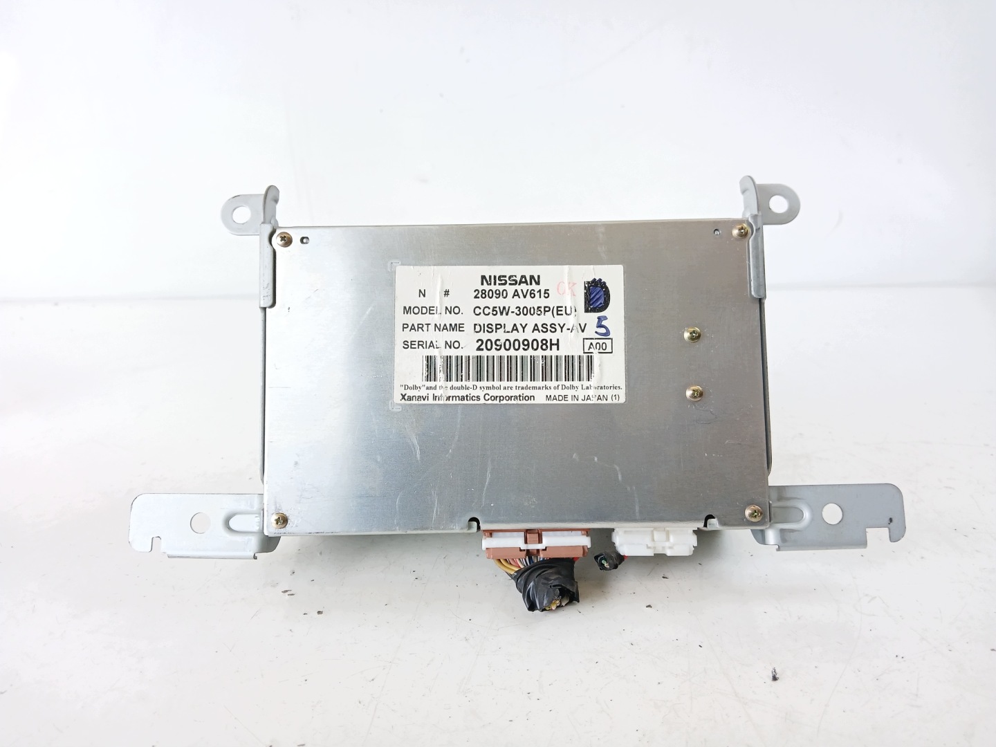 NISSAN PRIMERA P12 Display 28090AV615