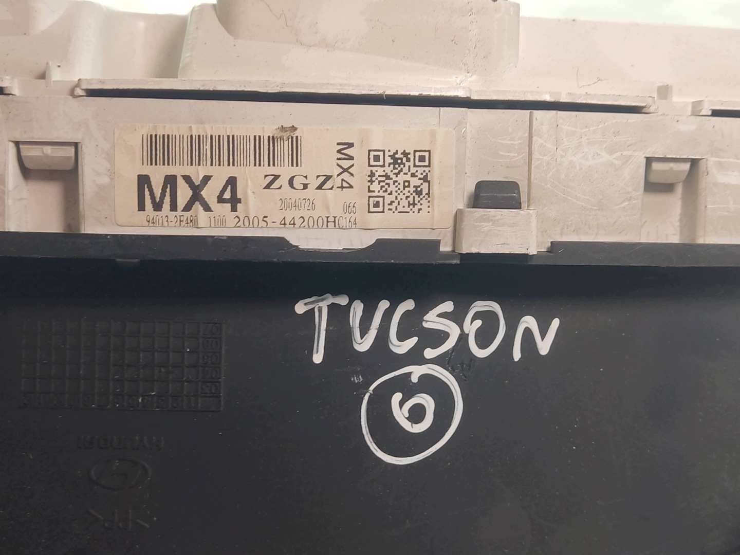 compte tours HYUNDAI Tucson JM 2.0D kilométrage ne l'a pas