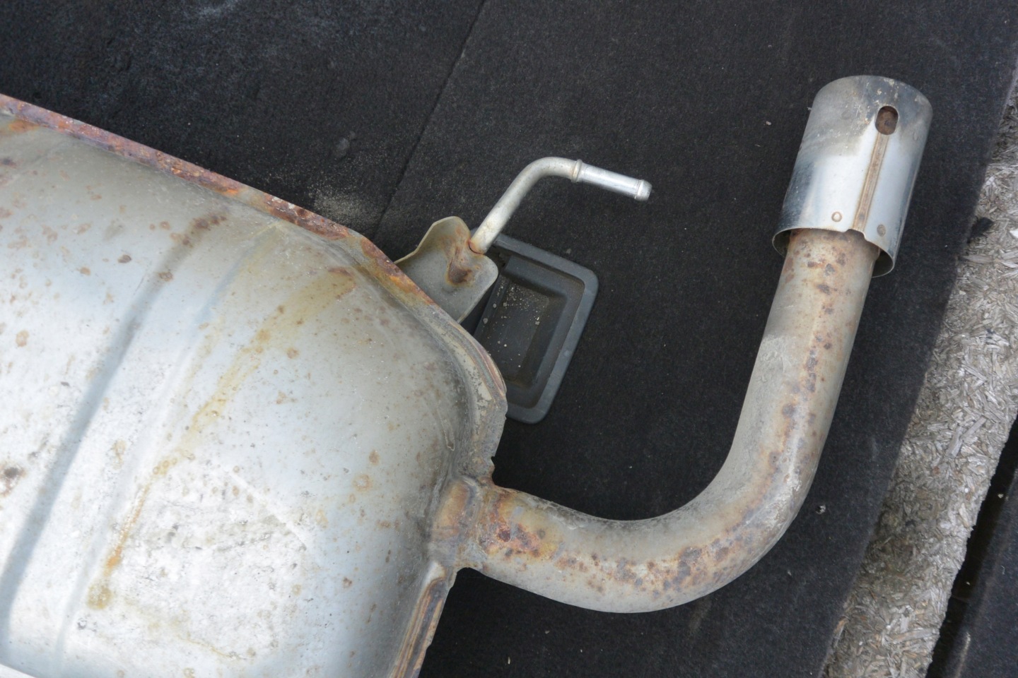 pipe muffler, exhaust MAZDA CX9 II 16- 2.5 T