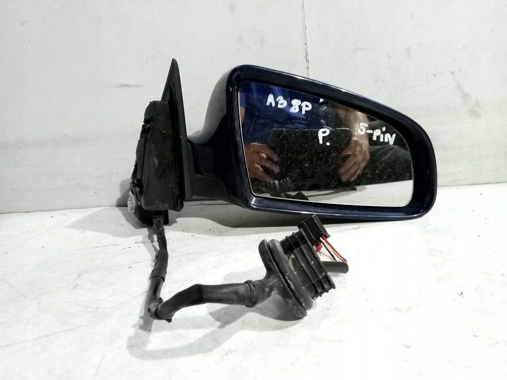 Audi A3 8P mirror right electrics 5PIN