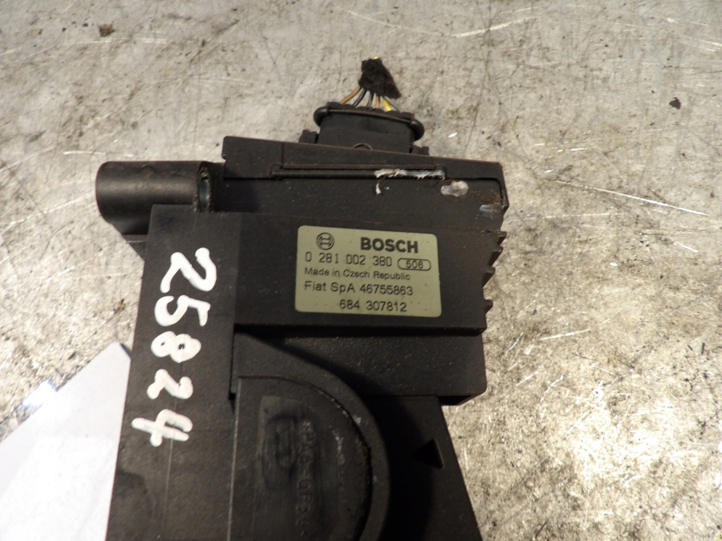 Alfa Romeo 147 electrical accelerator pedal 0281002380 684307812