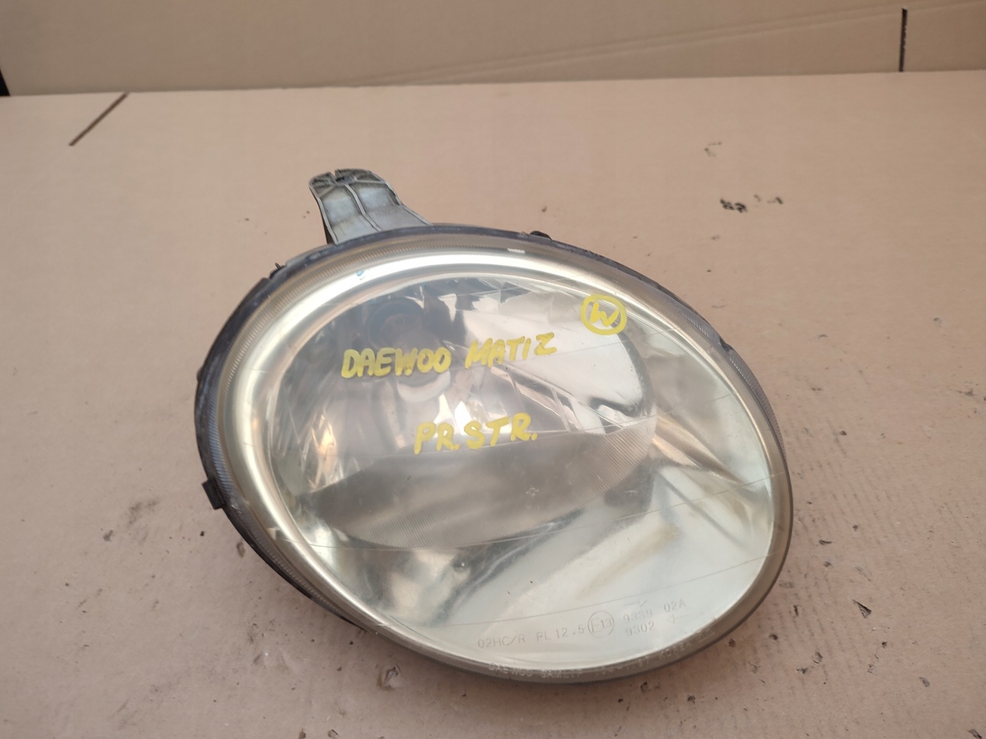 light right front right front Daewoo Matiz