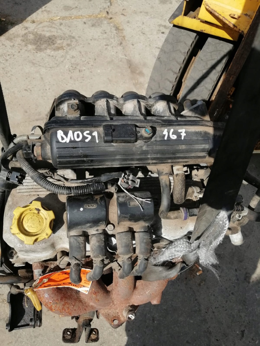 CHEVROLET SPARK MATIZ engine 1.0 8V B10S1 KOMPLET