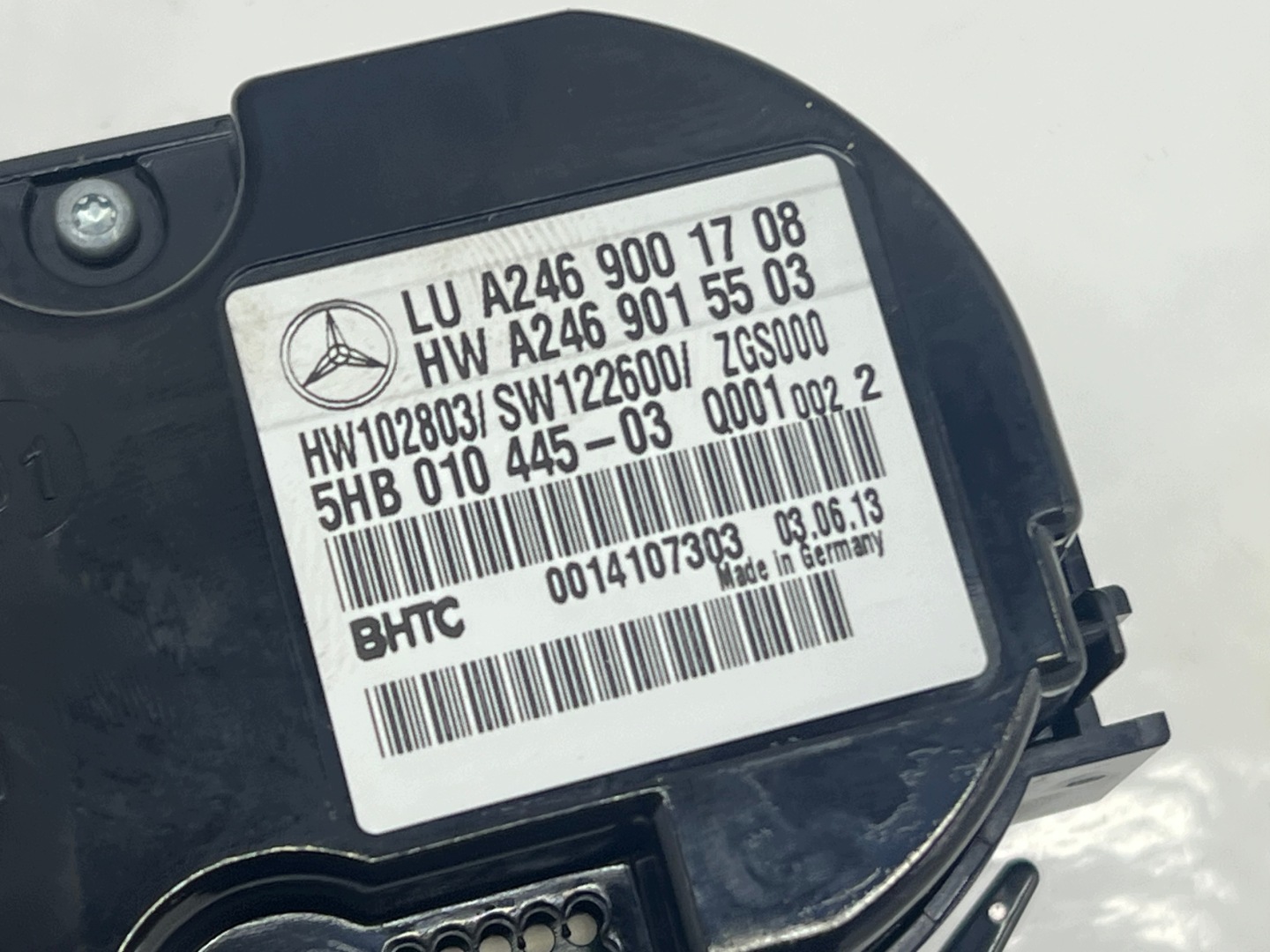 air conditioning control panel KLIMY air conditioning devices MERCEDES B-class W246 A2469001708