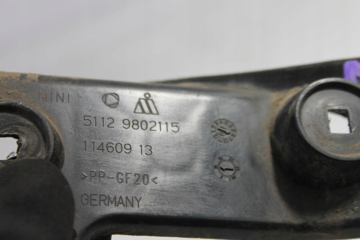 support left rear part rear 9802115 MINI R60 10-16