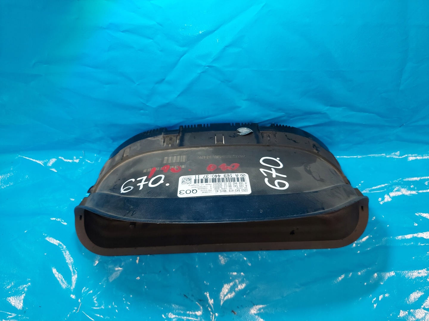 dials clock MERCEDES W169 2.0 CDI A1694403711