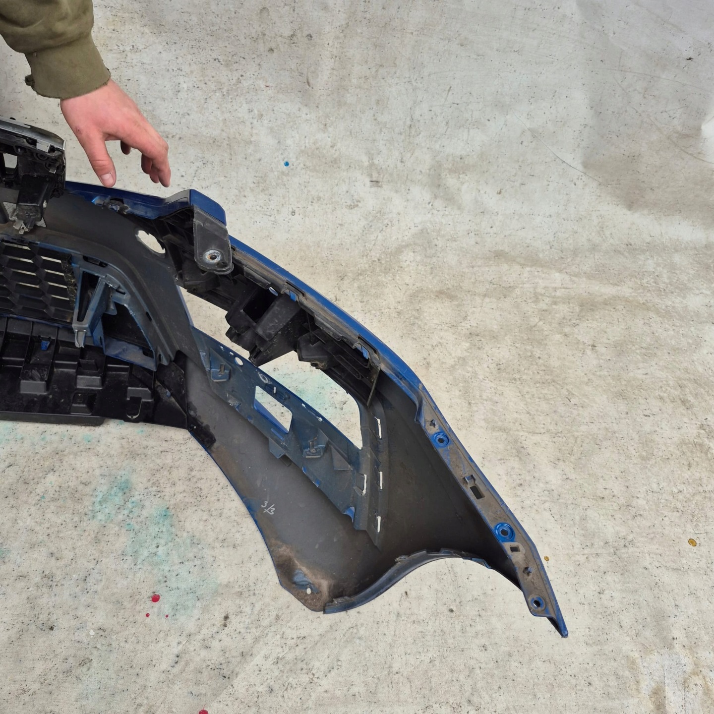 SKODA OCTAVIA III RS LIFT 17- bumper front front grill SPR 4XPDC