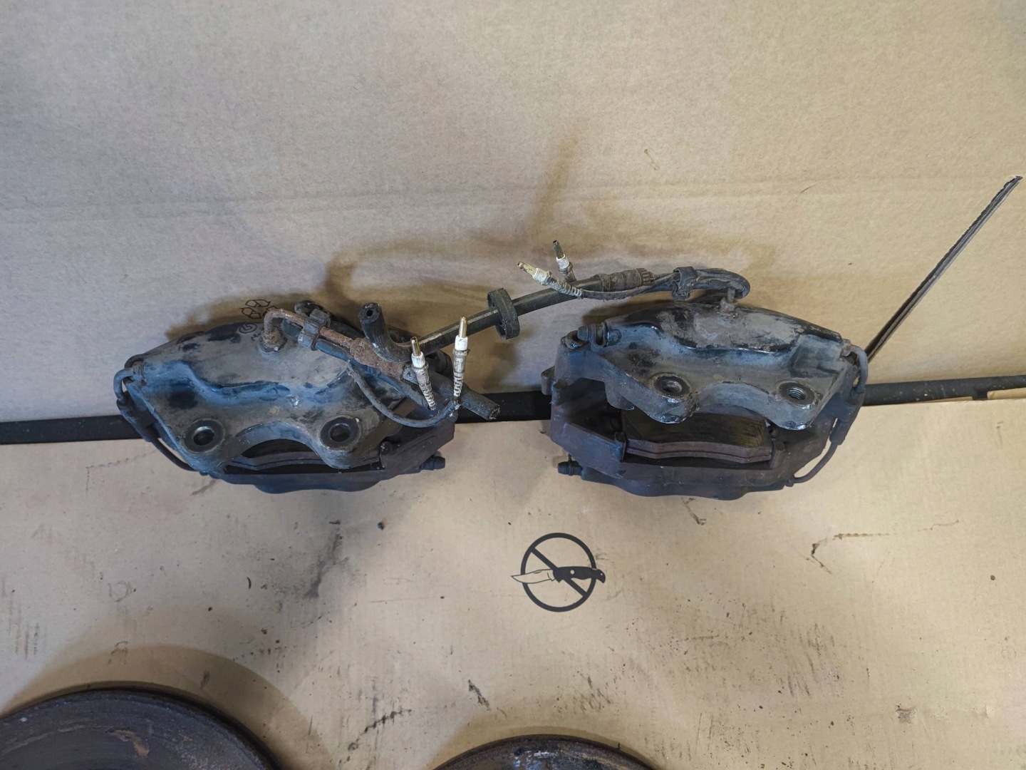 PEUGEOT 406 COUPE 3.0 V6 caliper calipers BREMBO + discs front KOMPLET