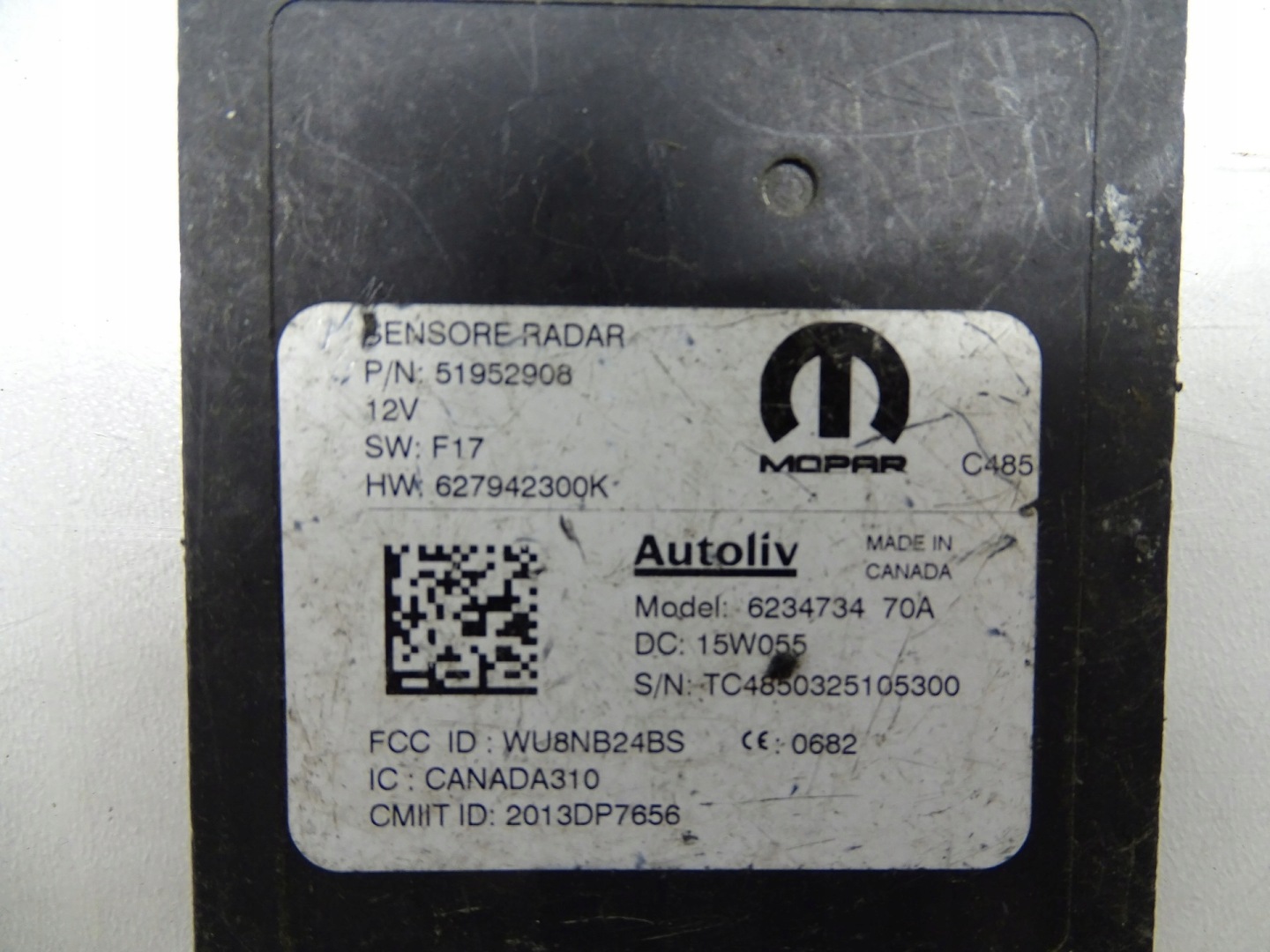 sensor MARTWEGO POLA JEEP RENEGADE 51952908 6234734