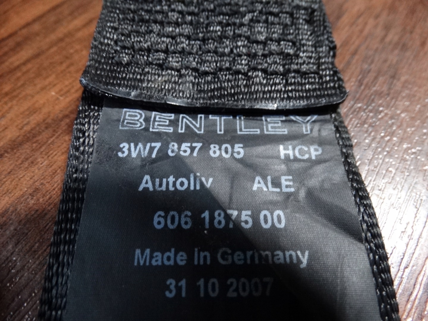 IDEALNY GURTEN SPANNER HINTEN BENTLEY GTC CABRIO 1