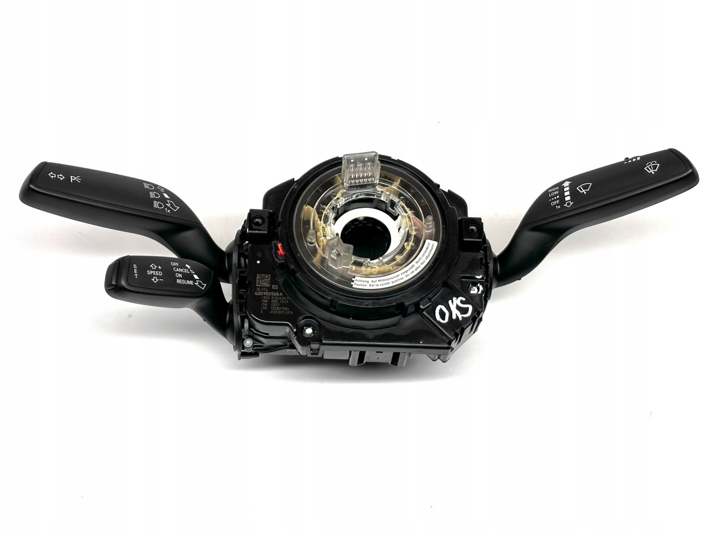 AUDI A6 C7 A7 4G steering wheel levers and controls MANETKA ring 4G0953568A, 4G0953502A
