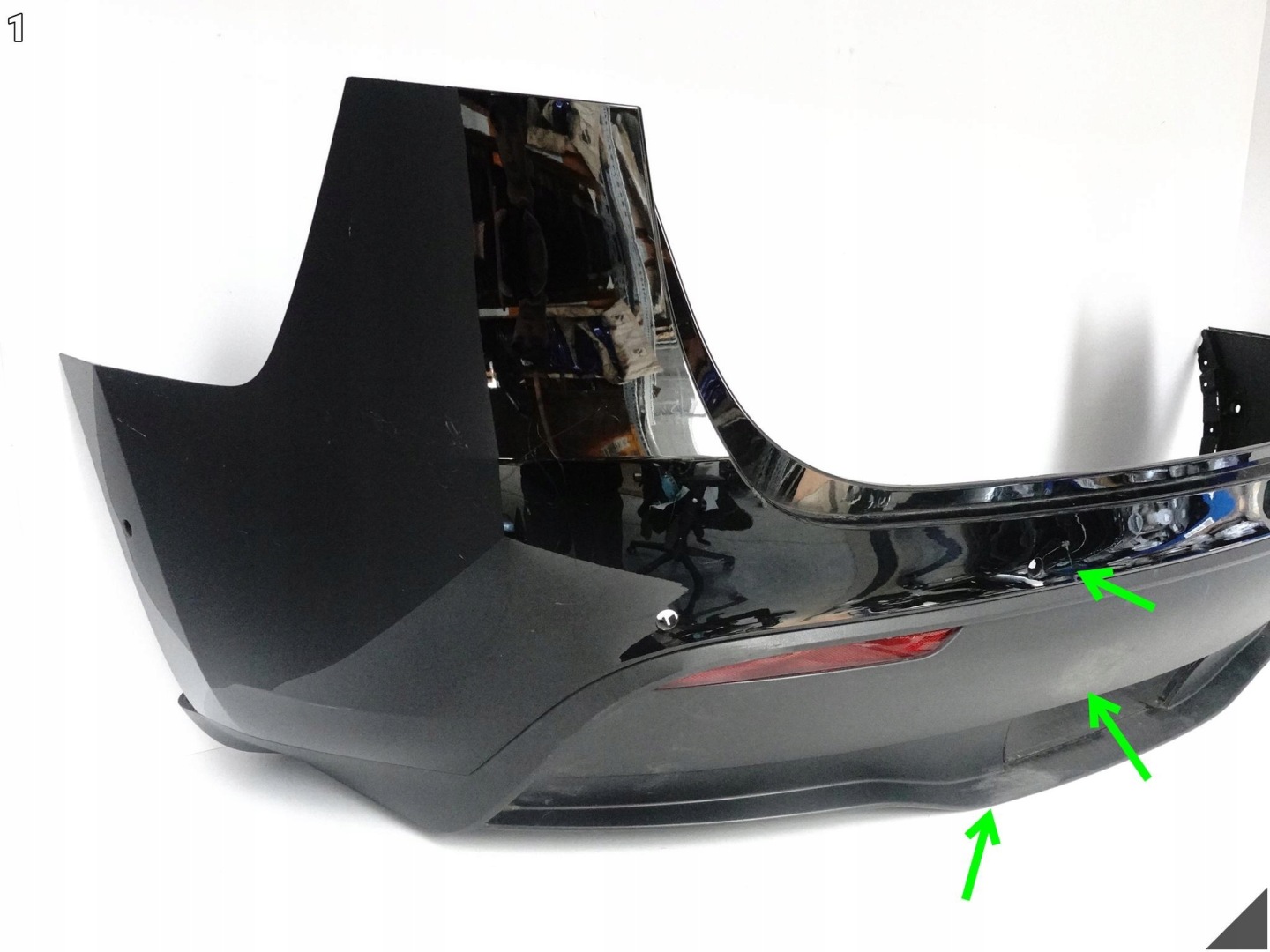TESLA MODEL Y 20- bumper BUMPER + SPOILER diffuser rear part (6XPDC)