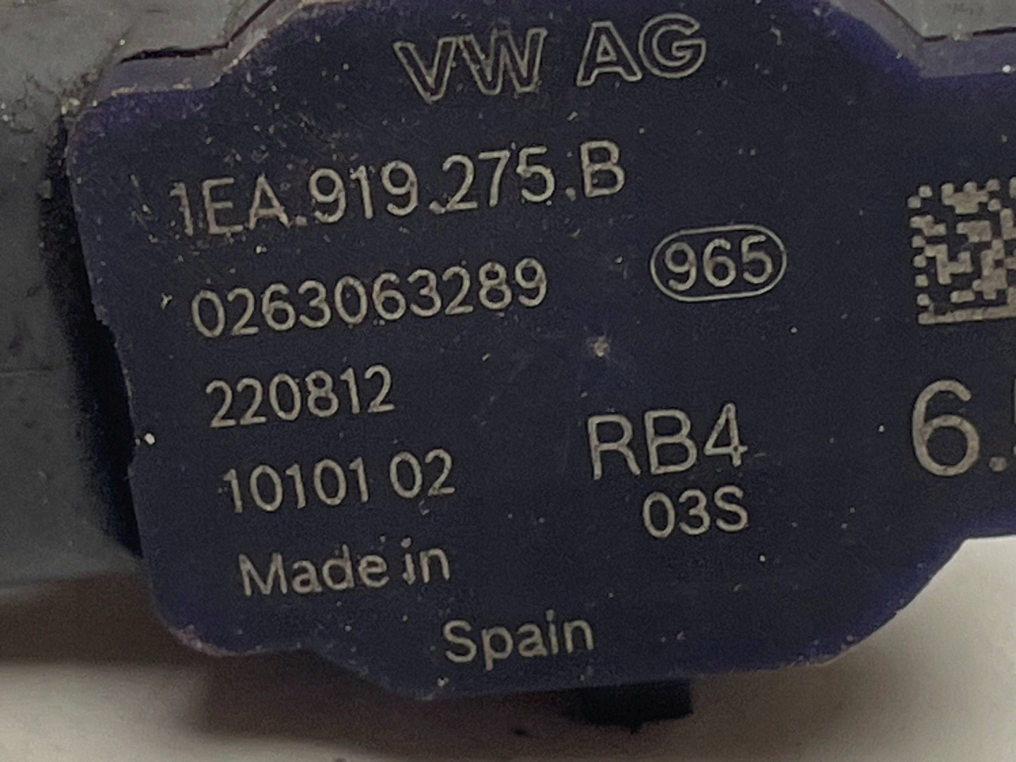 Sensor Parken PDC VW ID.3 ID.4 ID.5 AUDI Q4 e-tron 1EA919275B !J